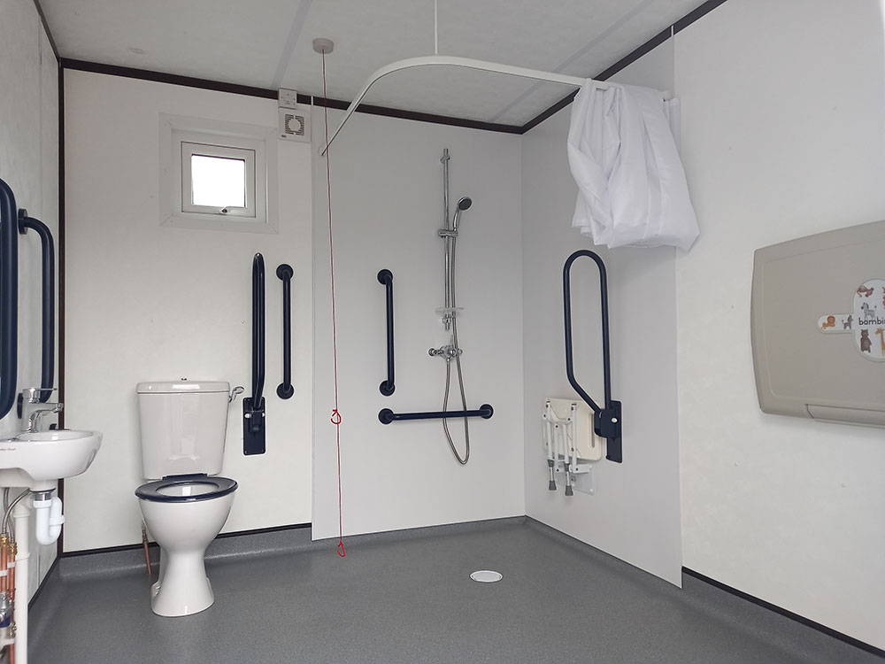Portable Cabins for Disabled Showers & Toilets Elite Cabins Ireland